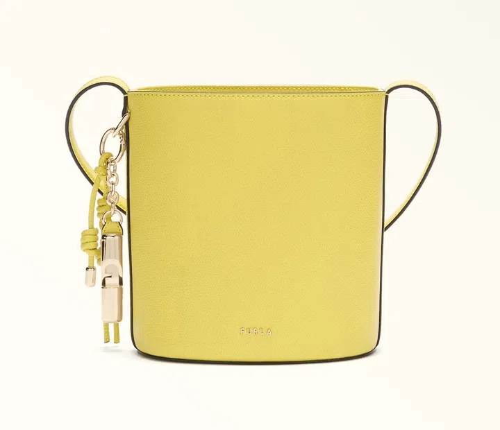 Furla Roxie Mini Bucket Bag（Mudec Yellow） 