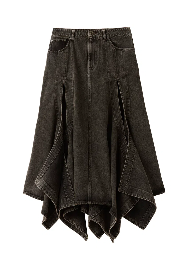 H&M Glenn Martens denim skirt $129.90