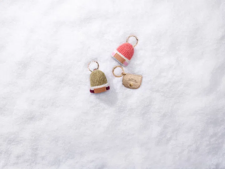 Longchamp Le Pliage Collection Key ring and Épure Key ring