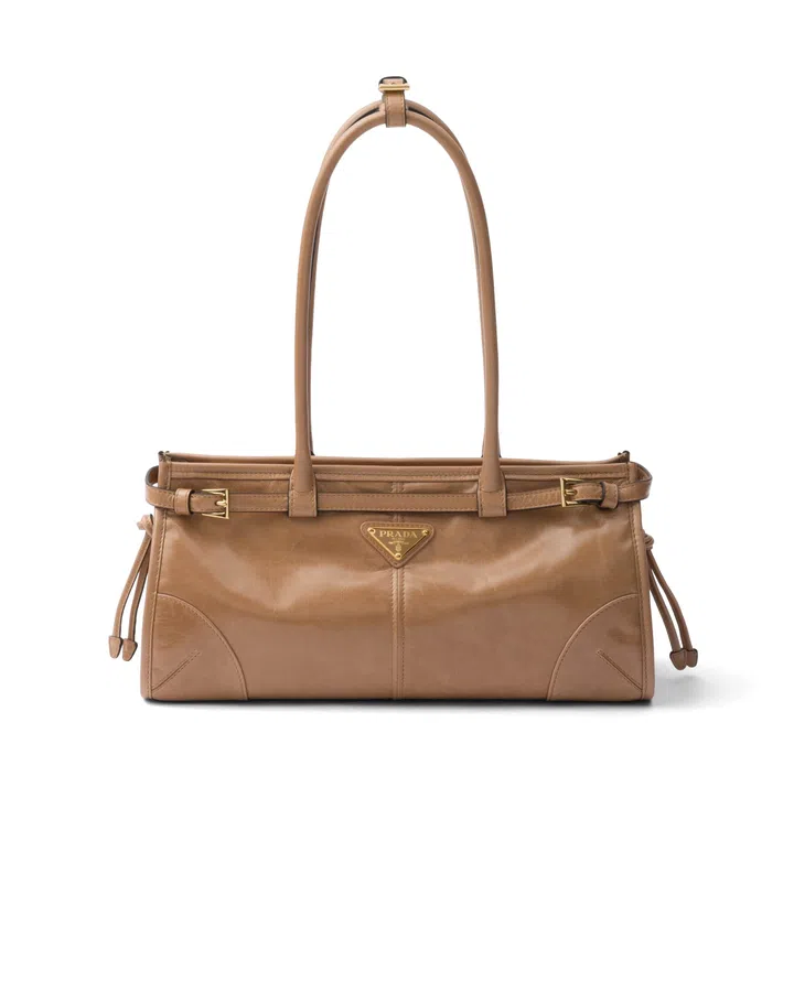 Prada Bonnie medium leather handbag手袋