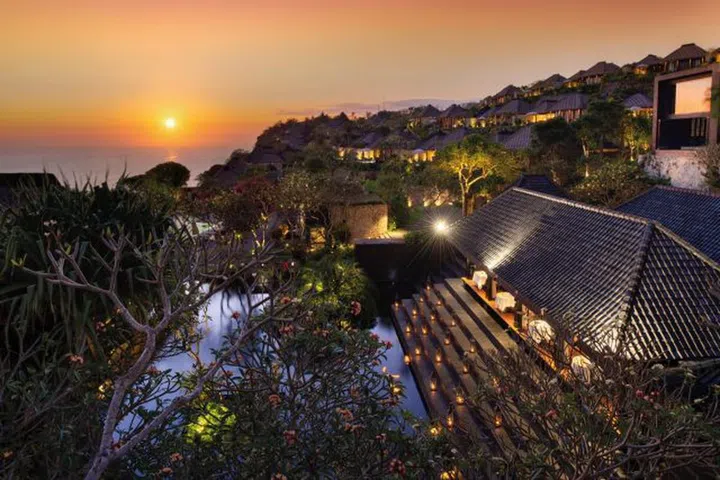 Bulgari Resort Bali的Il Ristorante - Luca Fantin外的景色