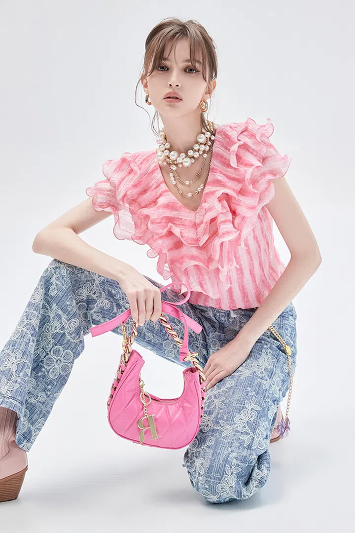 iROO ruffle top for cny