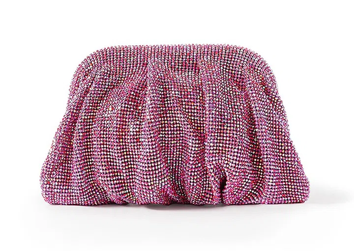VENUS LA PETITE The spy who loved me Pouch clutch in crystals