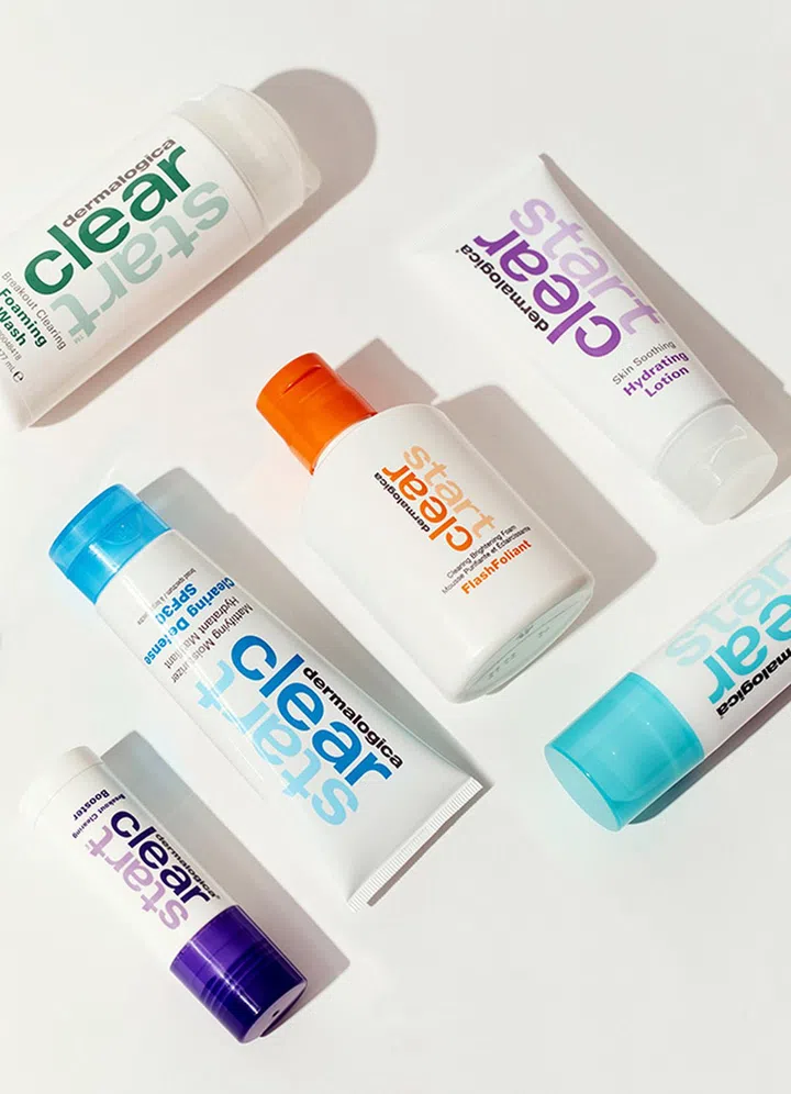 面对恼人的痘痘问题，你是否也束手无策？Dermalogica近来新推出的Clear Start系列专门针对面对痤疮、黑头和油光等肌肤问题的年轻肌肤。系列的产品相当齐全，尤其推荐Dermalogica Clear Start Breakout Clearing Foaming Wash洗脸霜（$35)、Dermalogica Clear Start Breakout Clearing Booster精华($39)、Dermalogica Clear Start Cooling Aqua Jelly滋润霜（$41)，全面打击痘痘问题！
