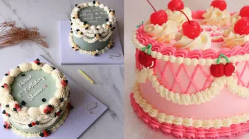 retro cake 蛋糕