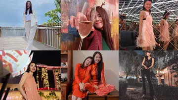 local celebs Christmas looks 本地女星圣诞造型