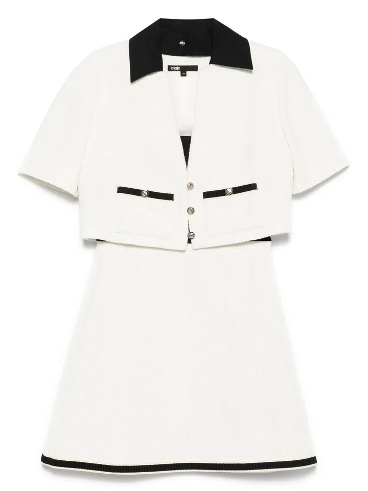 Maje tweed dress and jacket set