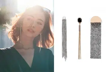 罗美仪，新加坡艺人，女星，Bonnie loo, fashion, earrings, 瀑布耳坠, glamourous look, 华丽