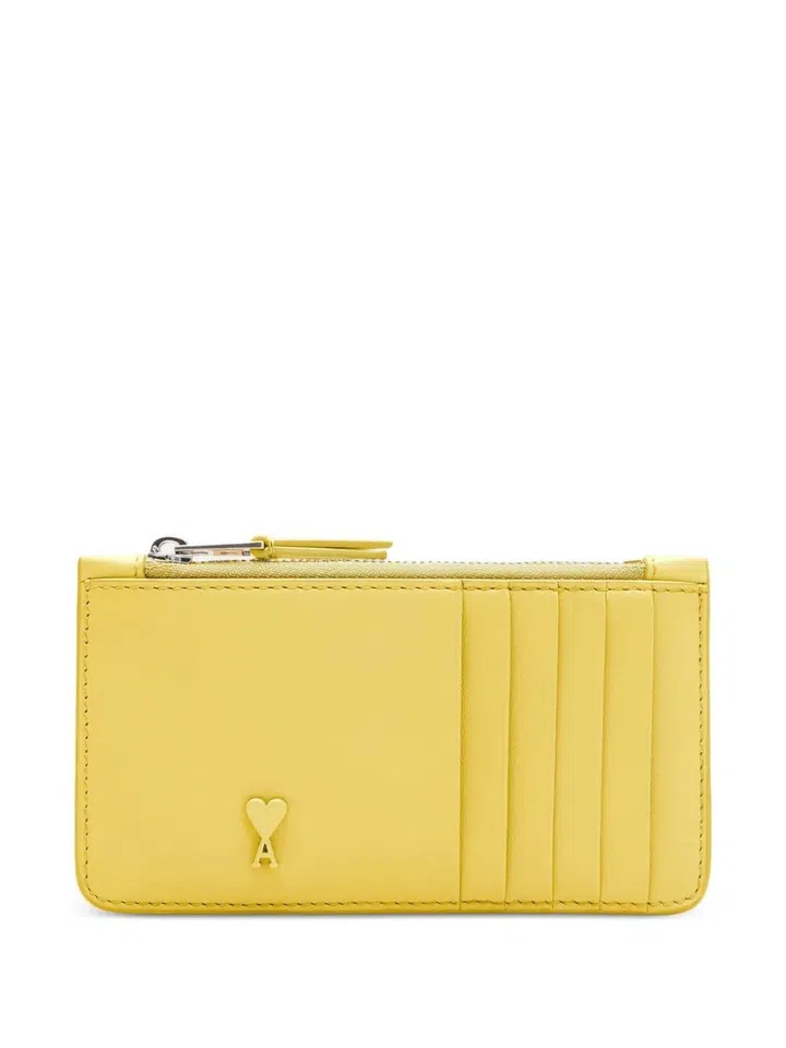 AMI Paris Ami De Coeur Zipped Cardholder $417