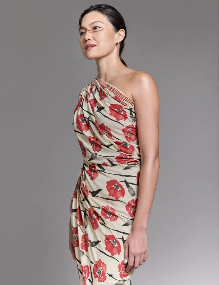 丝巾：Studio Qiling，pareo(worn as dress) $139