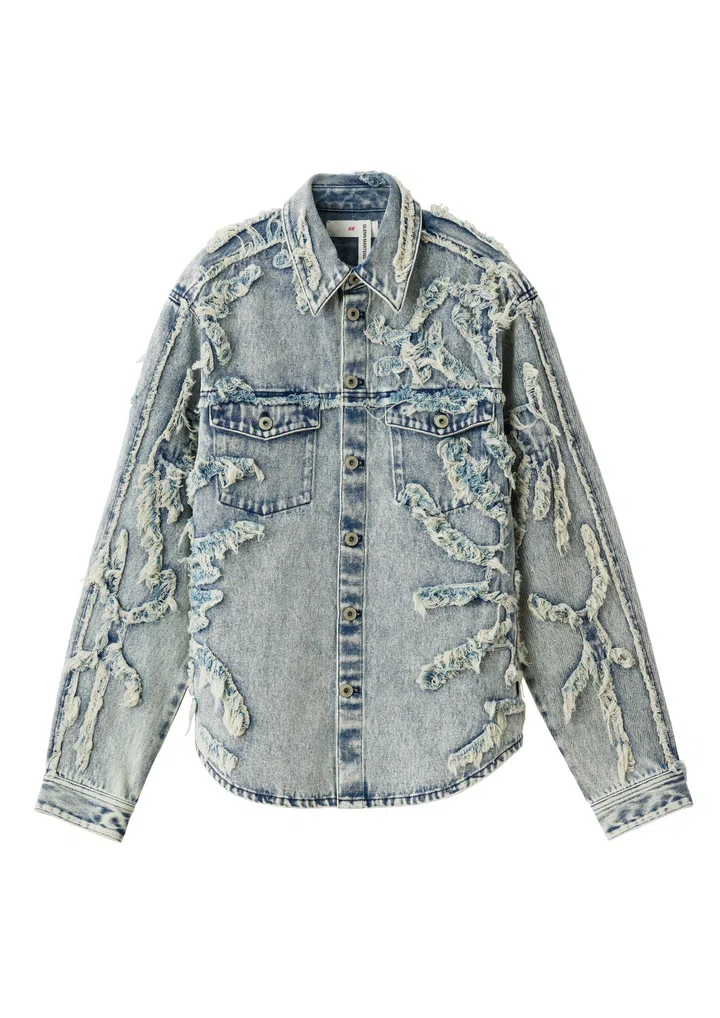 H&M Glenn Martens denim shirt $129.90