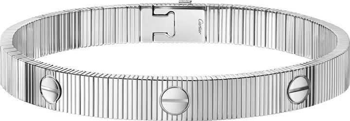 Cartier imited bracelet in white gold 