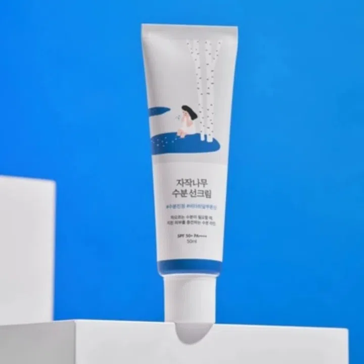 热门韩系防晒：ROUND LAB BIRCH JUICE MOISTURIZING SUNSCREEN 防晒霜 