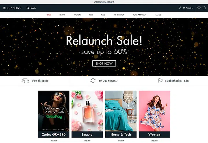 网站：www.robinsons.com.sg