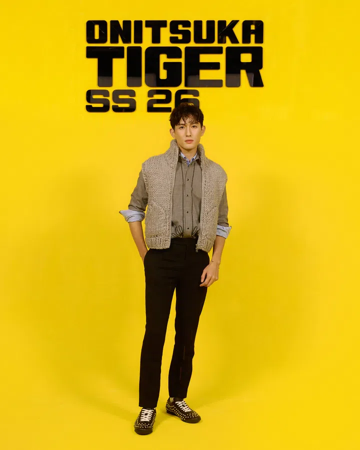 孙政出席Onitsuka Tiger 2026春夏时装秀