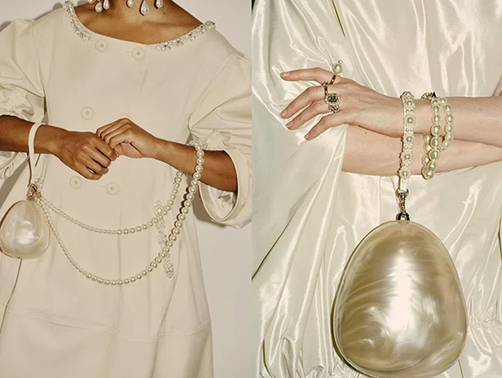 Simon Rocha pearl egg bag