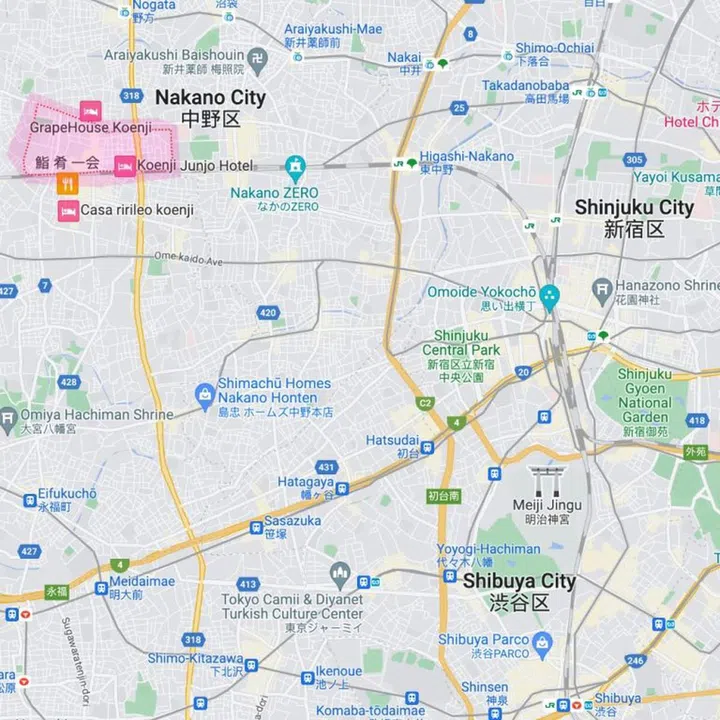 图：Google Maps