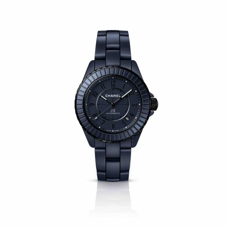 Chanel J12 Bleu, self-winding mechanical movement, 38mm ceramic and steel case, ceramic bracelet limited edition watch $15,950