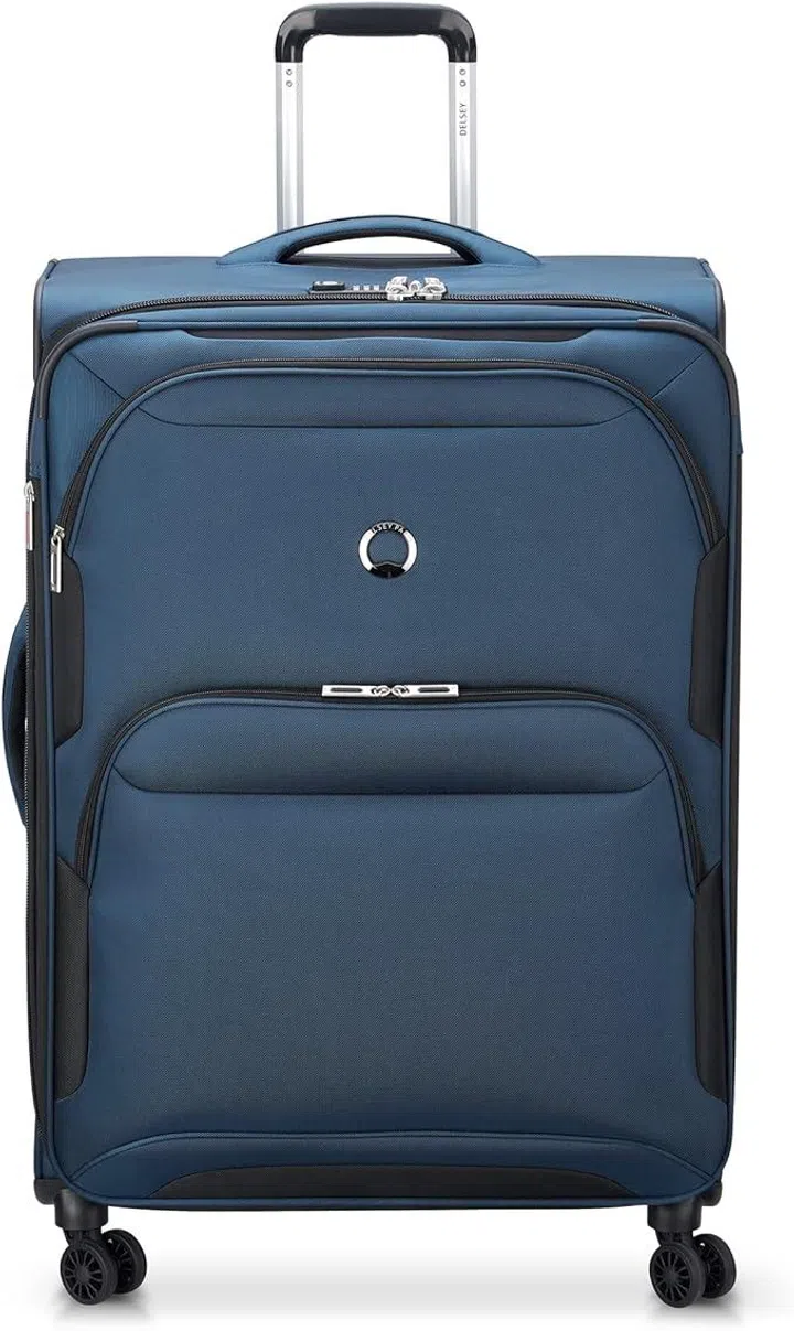 Delsey Paris Sky Max 2.0 Softside Expandable Luggage with Spinner Wheels Carry-on 21 Inch $234.67