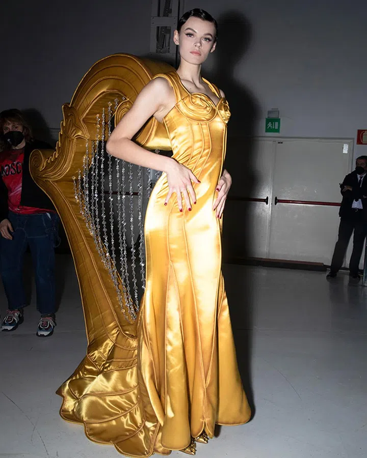 Moschino A.W. 2022 Harp Dress