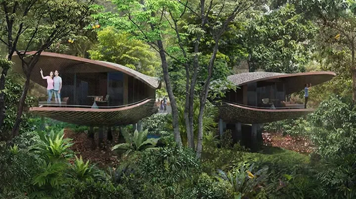 万态雨林悦榕庄套房外观