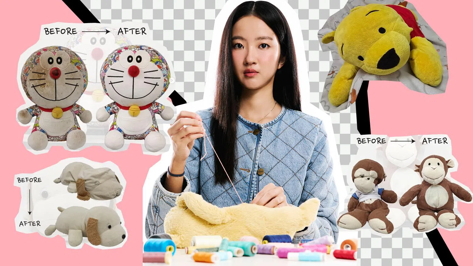 Stuffed Toys Hospital的Jane Cher是一位玩偶医生