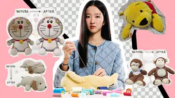 Stuffed Toys Hospital的Jane Cher是一位玩偶医生