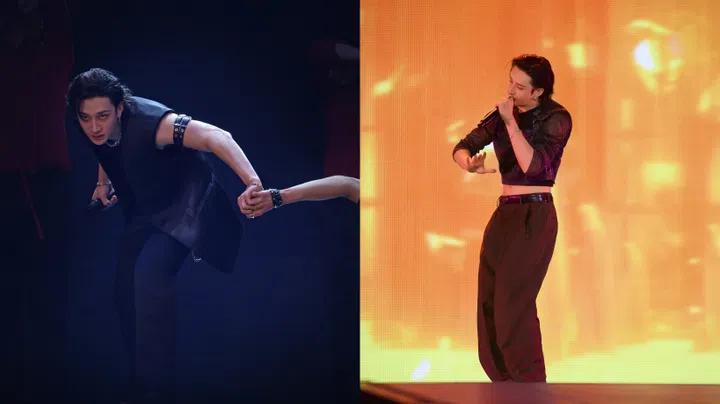 Bang Chan在Stray Kids《dominATE》世界巡演穿Fendi定制造型