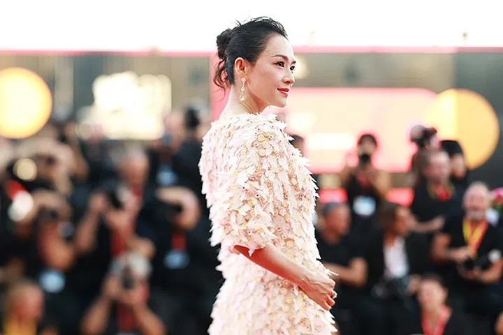 VENICE, ITALY - AUGUST 30: Zhang Ziyi attends a red carpet for "Babygirl" during the 81st Venice International Film Festival at  on August 30, 2024 in Venice, Italy. (Photo by Matt Winkelmeyer/Getty Images)