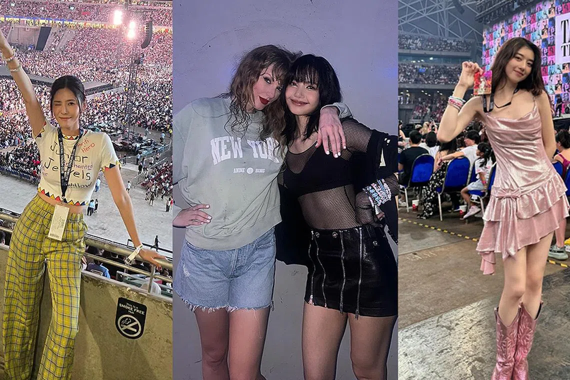TAYLOR SWIFT新加坡演唱会上的亚洲明星- NUYOU SINGAPORE《女友》 - 最时尚中文杂志| NUYOU Singapore