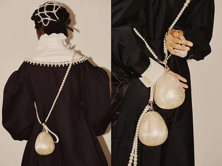 Simon Rocha pearl egg bag