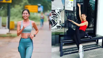 本地明星 运动装 Local Celebs workout outfits