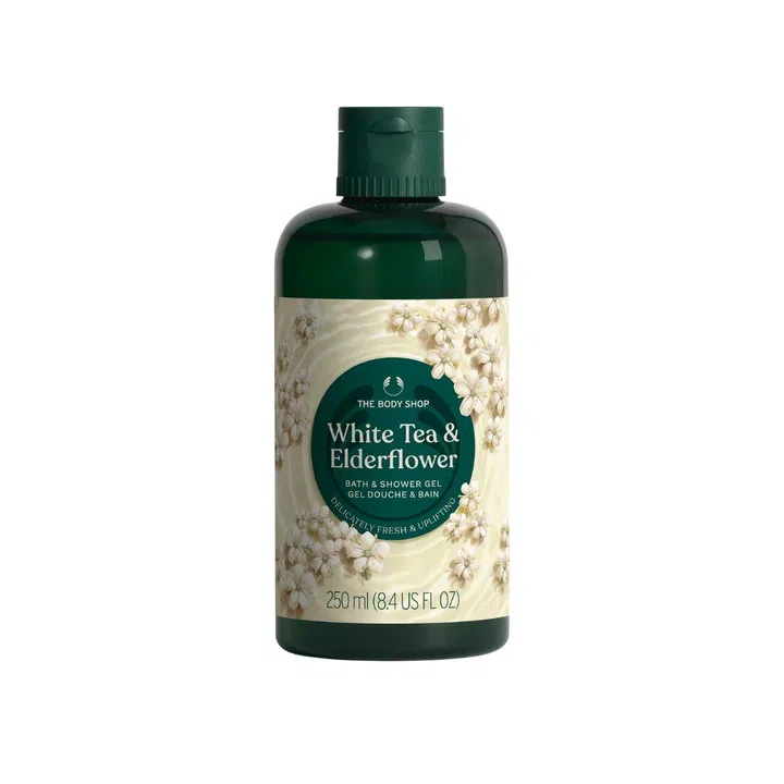 The body shop White Tea & Elderflower Bath & Shower Gel沐浴露