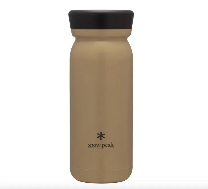 Snow Peak TW-501-SN Stainless Steel Vacuum Bottle, 0.5 Liters