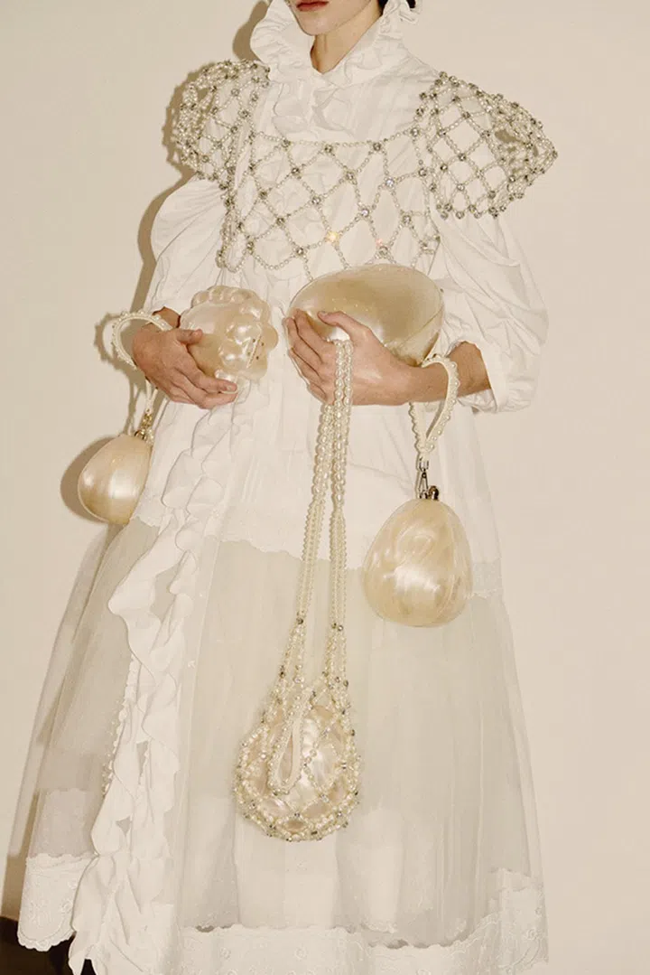 Simon Rocha pearl egg bag