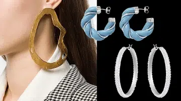 时尚耳环 Hoop earrings