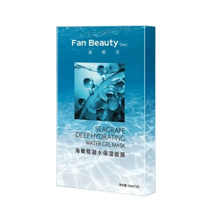 FAN BEAUTY DIARY Seagrape Deep Hydrating Water Gel Facial Mask海葡萄凝水保湿面膜