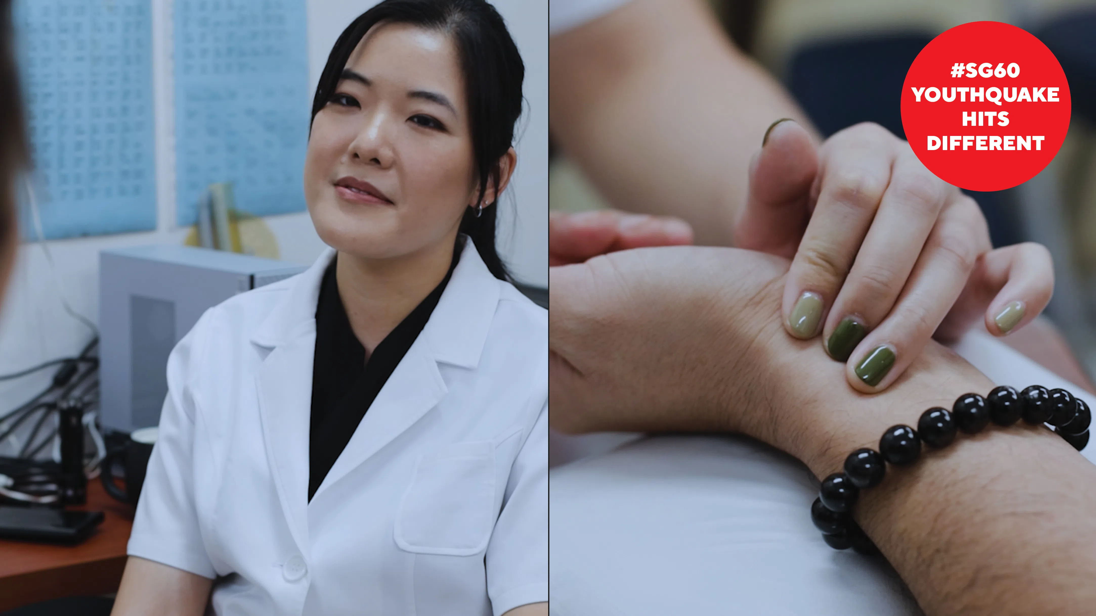 林医师是德丰中医药行的中医师,林医师从受伤经历走上中医之路。