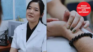 林医师是德丰中医药行的中医师,林医师从受伤经历走上中医之路。