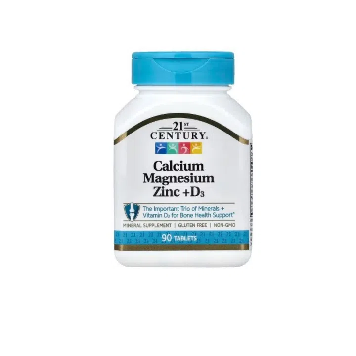 21st Century, Calcium Magnesium Zinc + D3