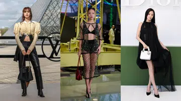 巴黎时装周韩星品牌大使看秀造型 Jennie Jisoo Rosé Lisa 全智贤