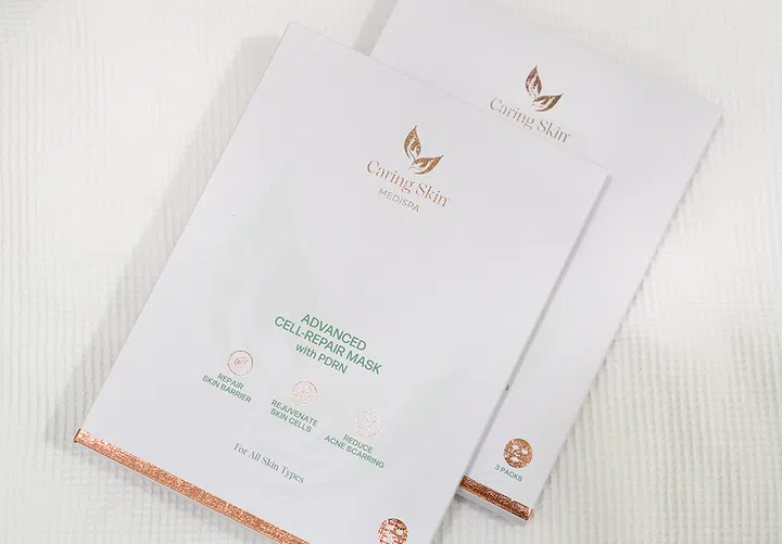 推荐新加坡护肤与美妆品牌：CARING SKIN Advanced Cell-Repair Bio-Cellulose Mask with PDRN面膜