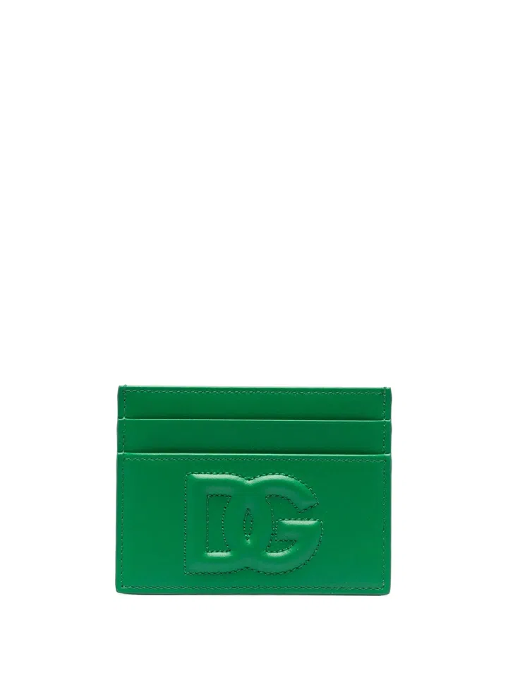 Dolce & Gabbana logo-embossed Leather Cardholder $330