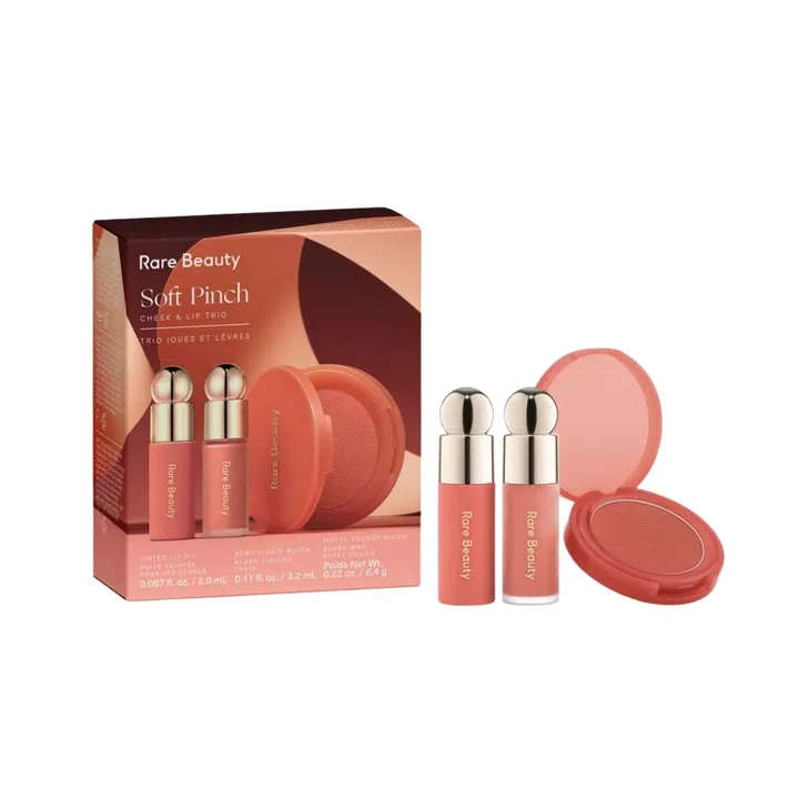 RARE BEAUTY Soft Pinch Cheek & Lip Trio (Holiday Limited Edition)腮红与唇彩套组