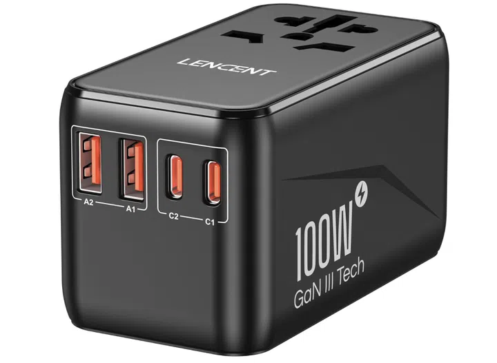 LENCENT 100W功能国际旅行插座转换器