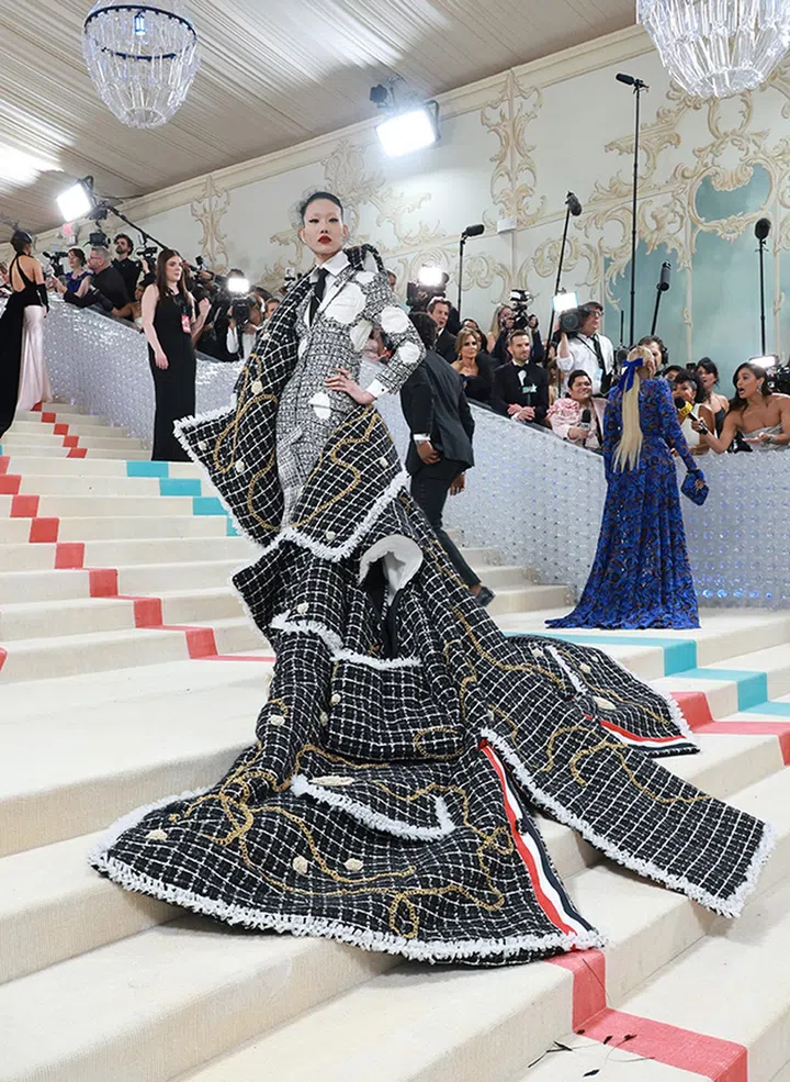 NEW YORK, NEW YORK - MAY 01: Sora Choi attends The 2023 Met Gala Celebrating "Karl Lagerfeld: A Line Of Beauty" at The Metropolitan Museum of Art on May 01, 2023 in New York City. (Photo by Theo Wargo/Getty Images for Karl Lagerfeld)