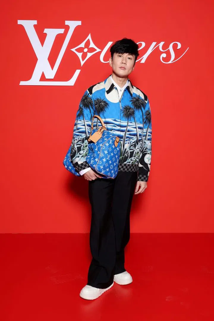 PARIS, FRANCE - JANUARY 16: JJ Lin attends the Louis Vuitton Menswear Fall/Winter 2024-2025 show as part of Paris Fashion Week on January 16, 2024 in Paris, France. (Photo by Pascal Le Segretain/Getty Images for Louis Vuitton)