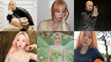 学女明星染发不翻车