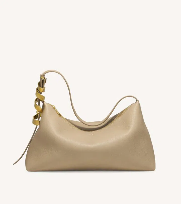 Testoni Jole 36皮革肩袋 $2,450