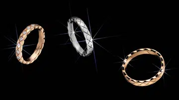 chanel coco crush mini ring 迷你戒指 菱格纹戒指